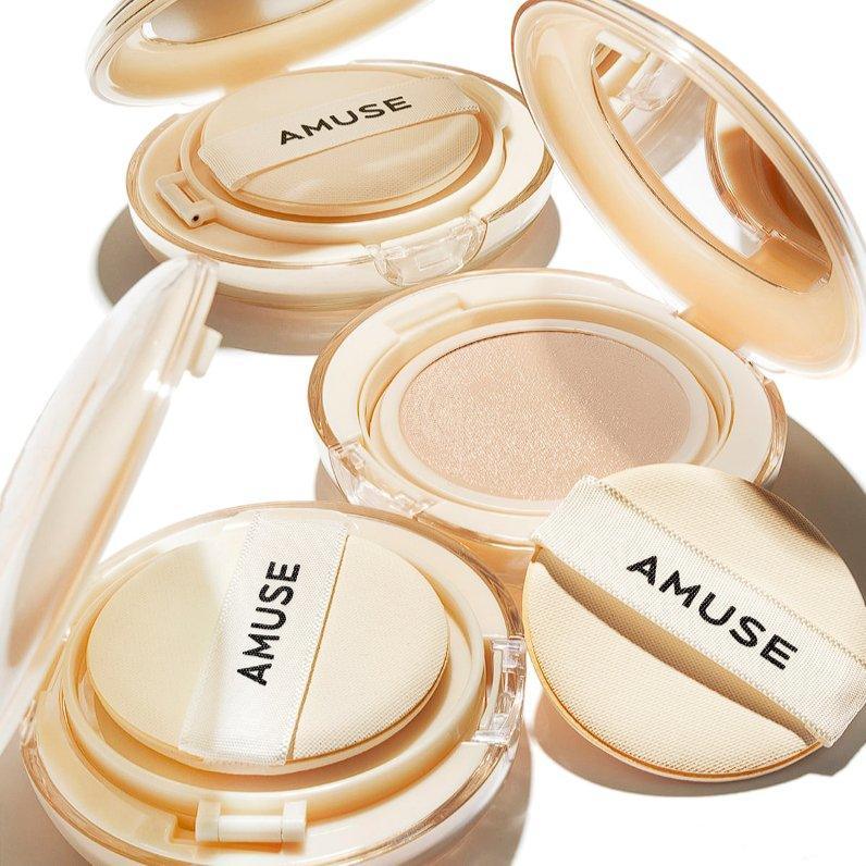 AMUSE Dew Jelly Master Cushion with Refill (4 Colors) SPF 38 PA+++ 15g*2EA