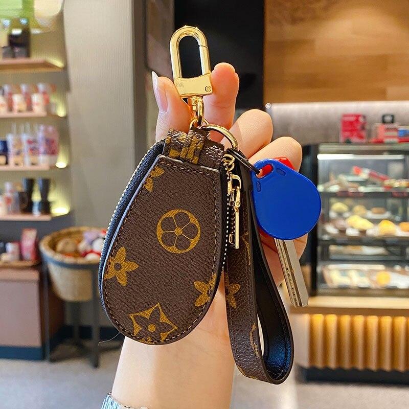 Porte-clés Girafe En Cuir De Vache – Pendentif Mignon Vintage Pour Sac à Main, Fourre-tout, Clés, Design Pratique