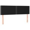 Vidaxl Continental Bed With Mattress, Black, Fabric 140X200 Cm