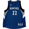 X NBA Collaboration Minnesota Timberwolves Wiggins 22 Fan Edition Comfortable Stylish Versatile Basketball Jersey 7470A-316-K92628