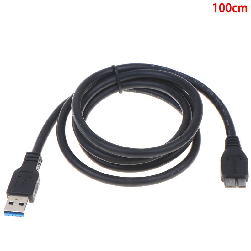 USB 3.0 A to Micro B External SSD Cable 5Gbps High Speed Data Transfer Cord for HDD Camera Mobile Storage Daily Use