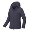 Women's Loose Casual Fashionable Outdoor Solid Color Windproof Waterproof Jacket Jacket