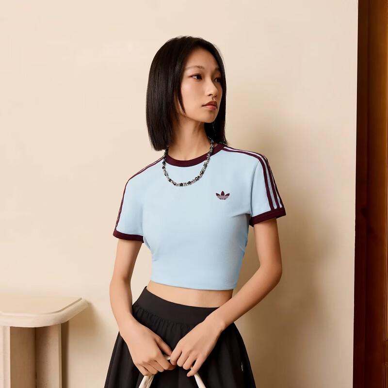 Adidas Originals Women s 3S Slim Short Sleeve T-Shirt KD3684 XS