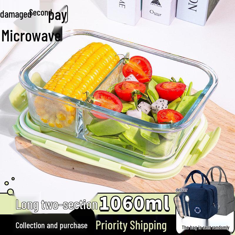 Microwave-Safe Glass Lunch Box