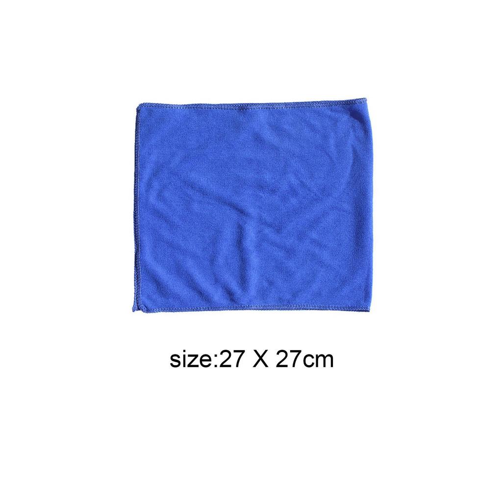 (Nikita) Multifunktionales Mikrofasertuch, 10 Stück, blau, für die Autoreinigung, Poliertuch
