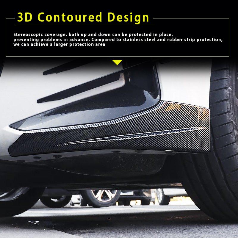 For BMW 5 Series G60 M Sport 2024-2025 Front Bumper Corner Guard Decorative Strip Front Shovel Anti-collision Strip Wrap Trim