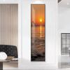 Slim Vertical Self-Adhesive Mural: Elegant Decorative Sticker for Entrance Hall or Corridor
