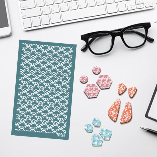 Clay Earring Cutter Various Patterns Embossing Mold Printing on Clay Professional Ceramic Craft DIY Making Accessories Polymer Clay