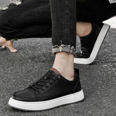 Neue Herren Freizeitschuhe Hohe Qualität Walking Sneakers Schnürschuhe Sport Tennisschuhe für Herren 2024 Outdoor Echtes Lederschuh