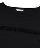 Taibseobiseu Flared Ruffle Top [Black]