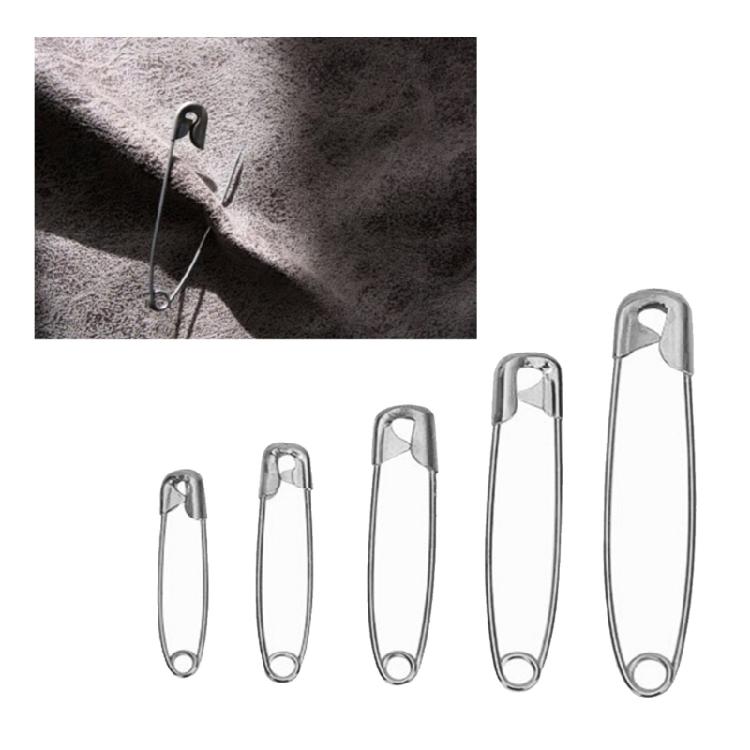 Heavy Duty Safety Pins for Clothes, Crafts, and Pinning Assorted Different Sizes