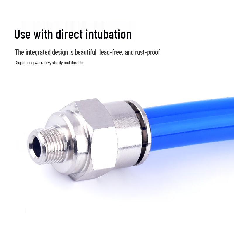 304 Stainless Steel Straight Quick Connect Pneumatic Fitting