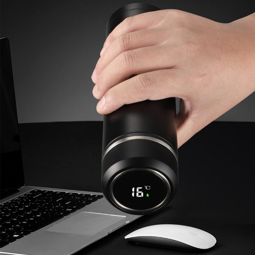 500ML Thermos Bottle With Temperature Display 316 Stainless Steel Thermal Cup Car Insulated Flask Tumbler Thermos For Water Tea