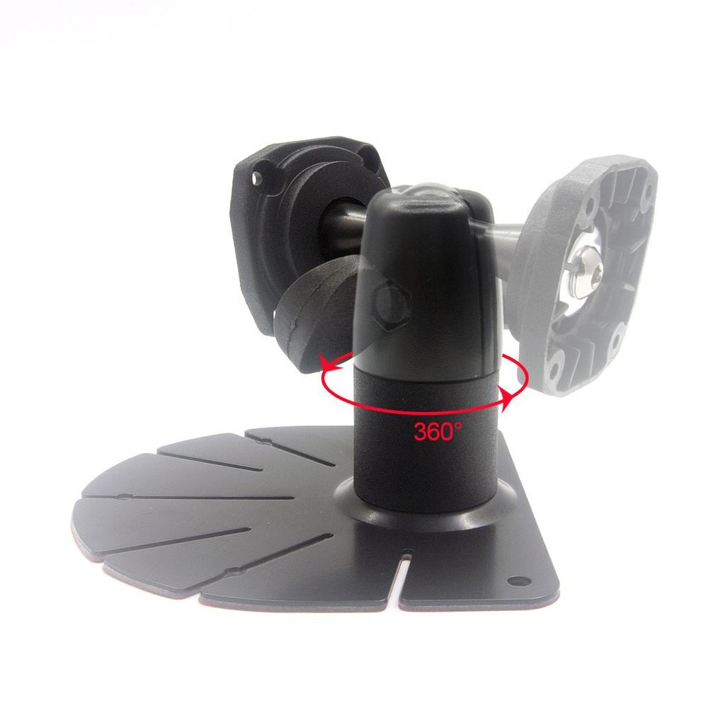 ANSHILONG Standard Dashboard Mirror Dash Cam Mount Bracket Arm for Car Monitor DVR with 3 x 3 cm Screw Spacing Pad