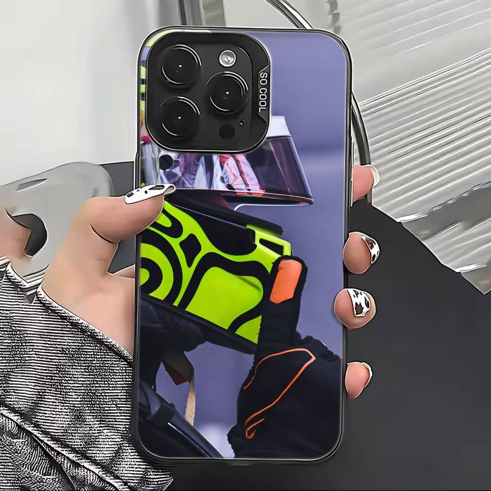 Racer Lando N-Norris Phone Case For iPhone 17,16,15,14,13,12,11 Plus,Pro Max,XS,Colorful Silver Black Cover