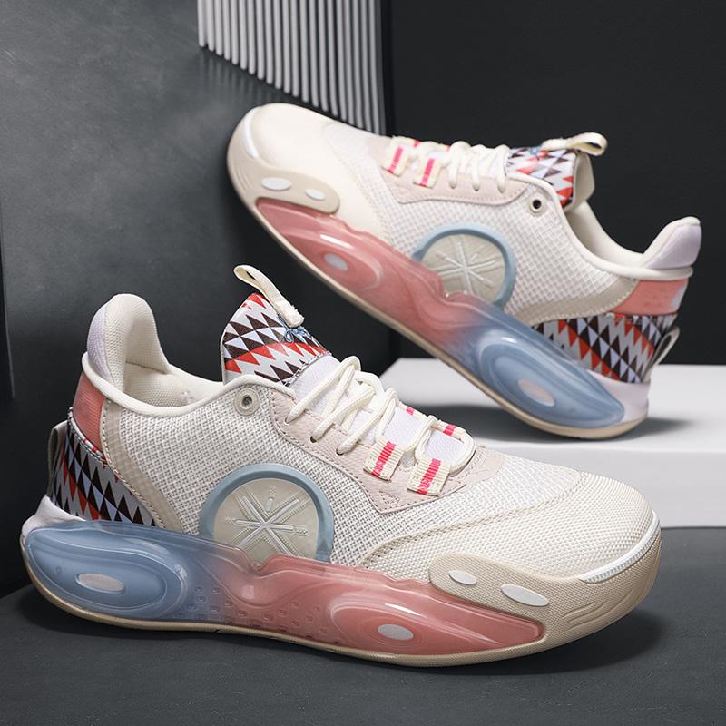 Breathable Practical Basketball Shoes for Men, 2025 New Low Cut, Shock-absorbing, Wear-resistant Professional Sports Shoes