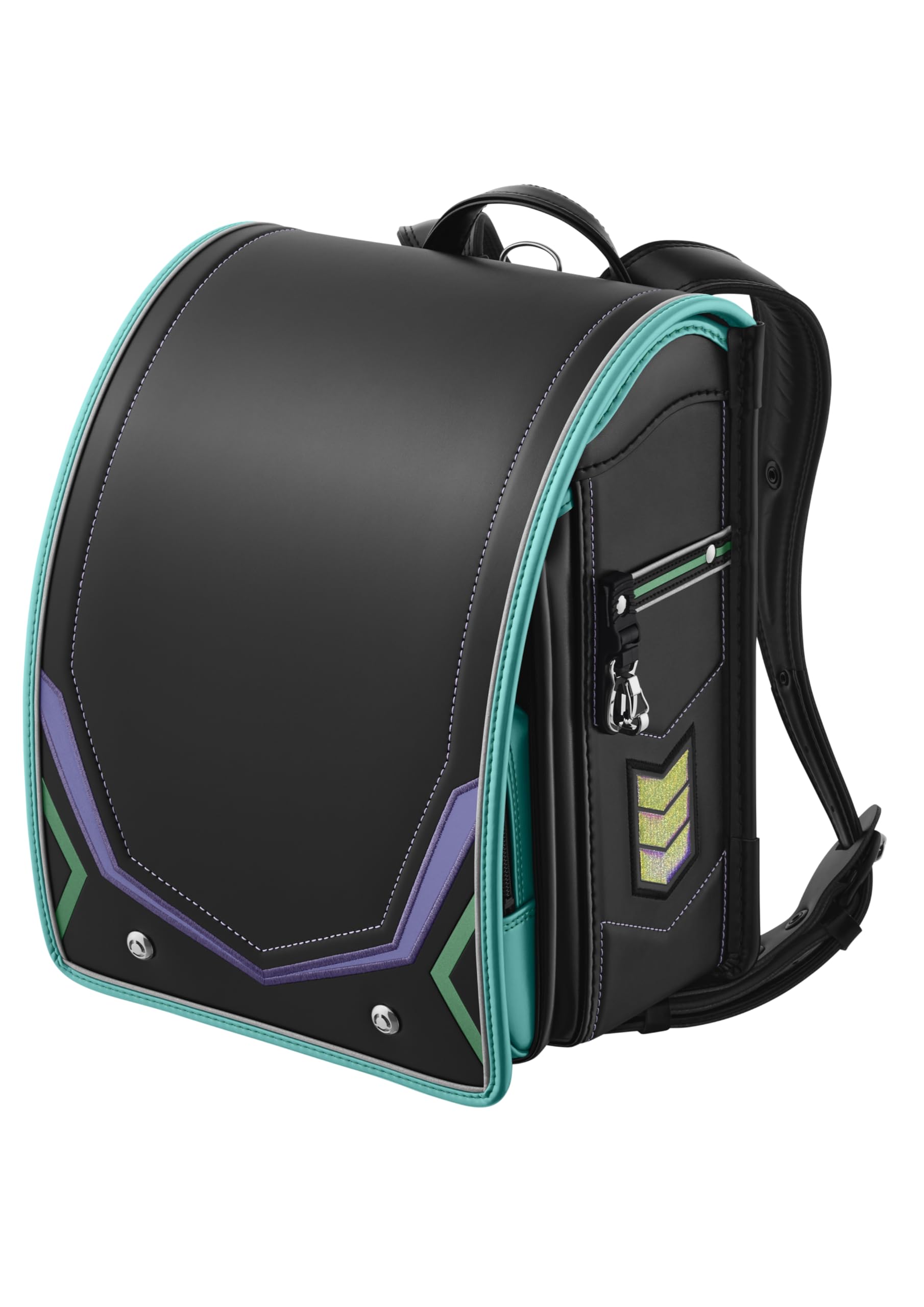 

Angel Wings Sugokou Metaworld Magical Lock School Bag for Boys 2025 Model Black x Pearl Green [Seiban]