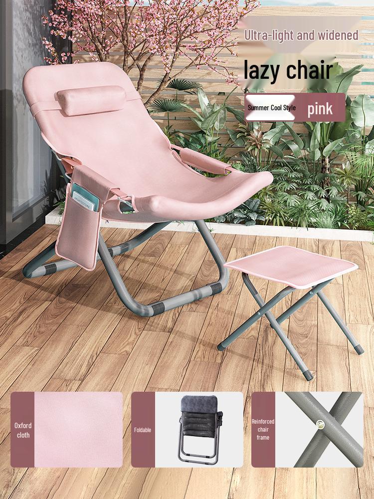 Portable Adjustable Three-Speed Reclining Chair for Home & Balcony