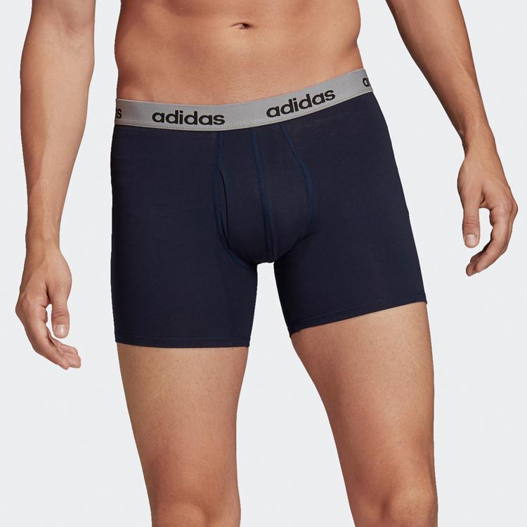 adidas Stretch Boxer Briefs 3-Pack Men Underwear Navy-Blue FS8394