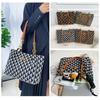 High-Capacity Retro Plaid Tote Bag - Casual European & American Style Handbag for Work & Commute