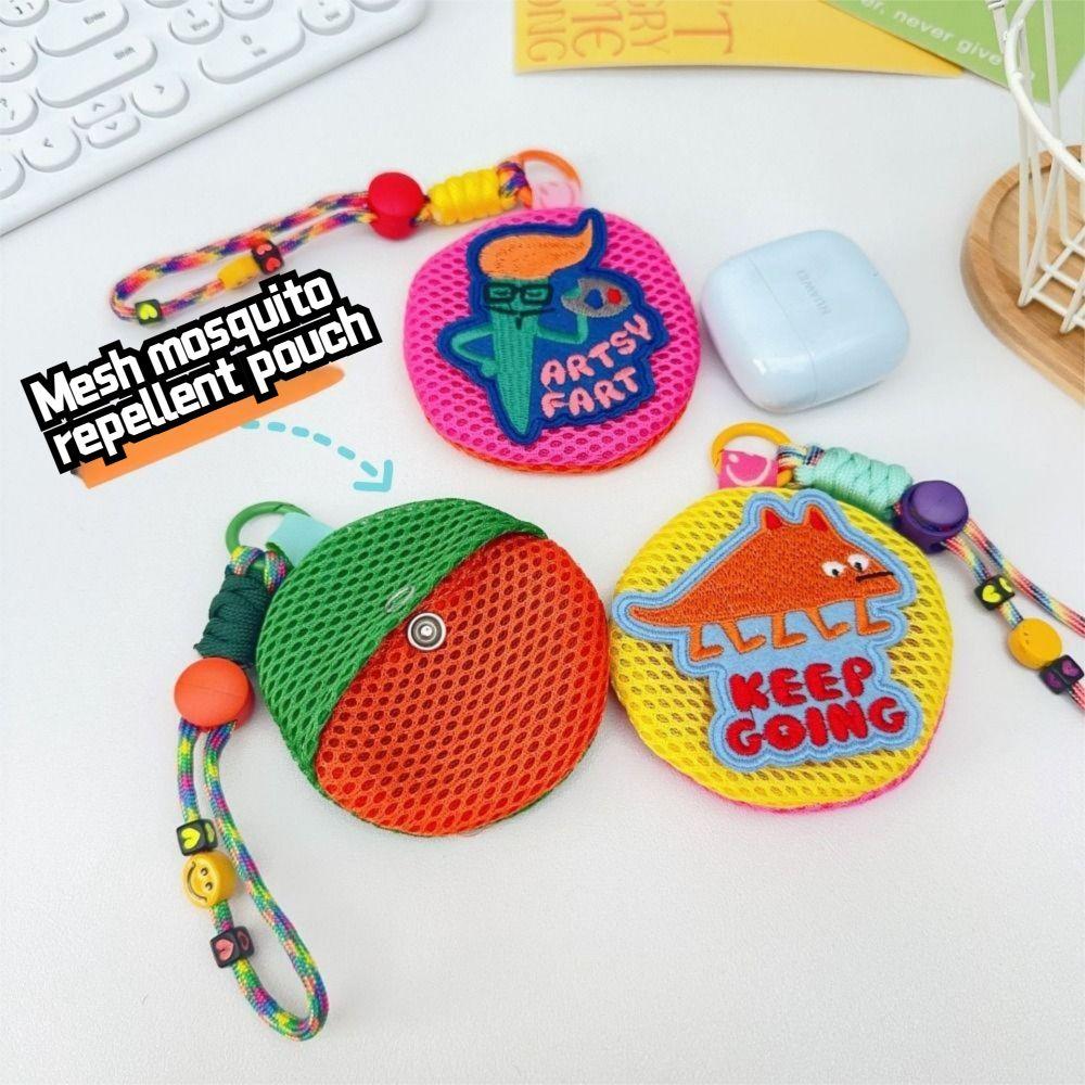 Breathable Mini Coin Purse Portable Headphones Organizer Backpack Hanging Bag Pendant  Cosmetics