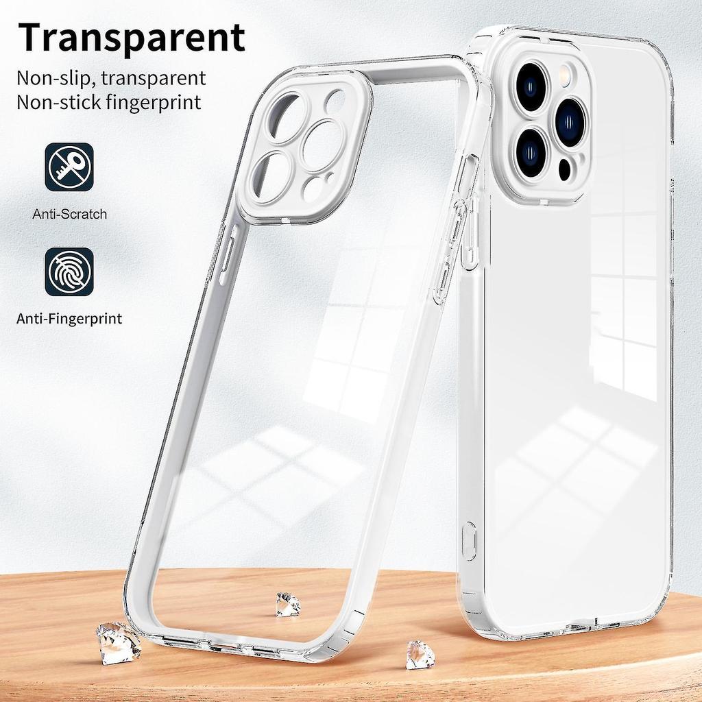 Pc Frame Phone Case For Iphone 13 Pro Max White
