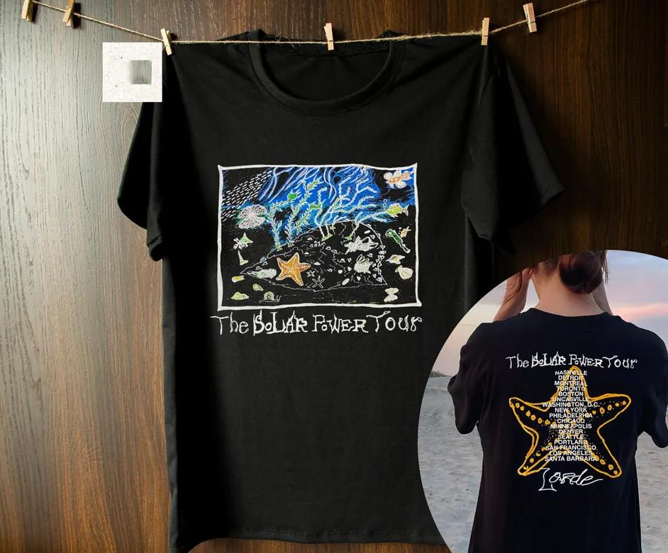 Vintage 2022 Lorde Solar Power Tour T-shirt, Size S-4XL