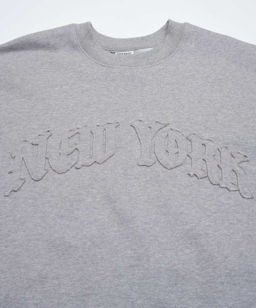 PAPERBOY New York Applique Sweatshirt - Black