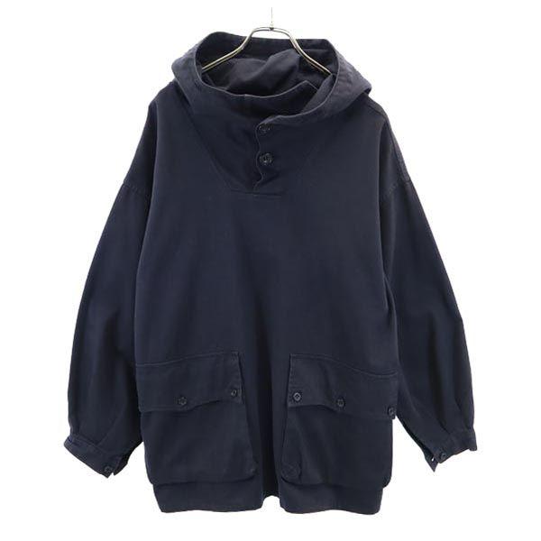 Paul Smith Made In Japan With Hood Cotton Jacket M Navy Blue Men's Used