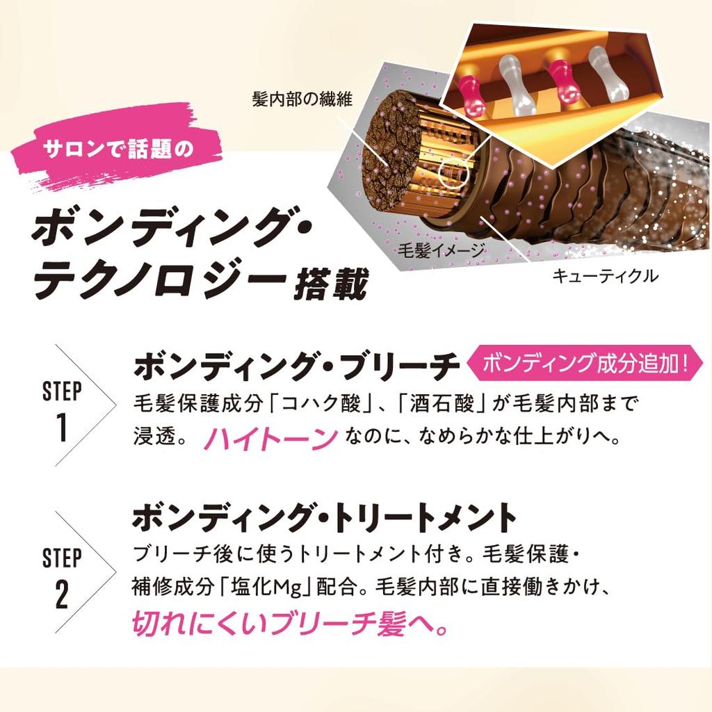 Got2b Bonding Bleach Hair Color [Quasi-drug] (2 Boxes)