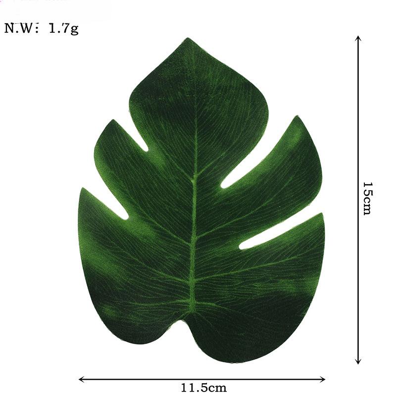 

24 шт. имитация черепахи спина листья уличные растения настенные украшения для вечеринки реквизит поддельные зеленые растения украшение для гостиной No. 6