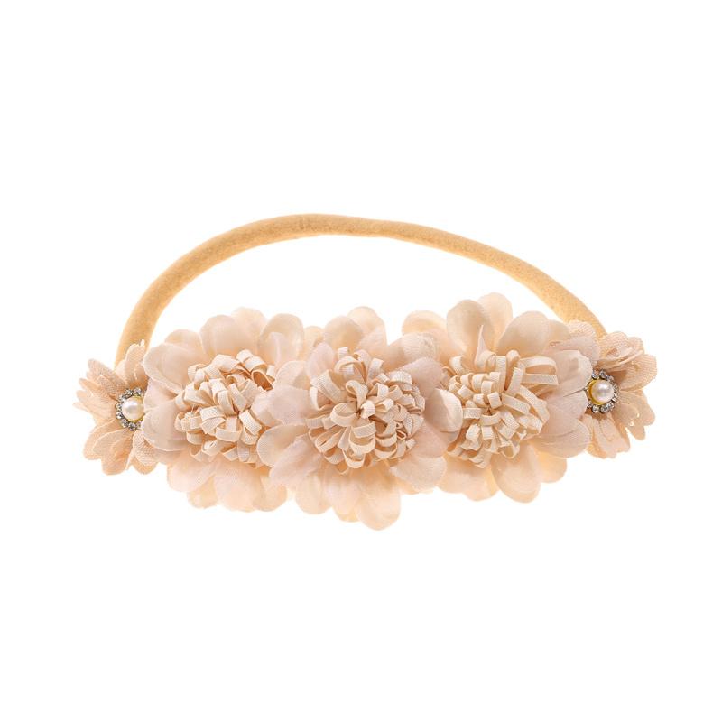 Lovely Baby Girl Headbands Elastic Kids Floral Head Bands Newborn Infant Toddler Hairband Headwear Hair Accessories