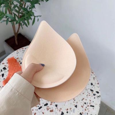 Tear Drop Shape Breast Pad Invisible Bra Pad Insert Removeable Sports Bra Cups Inserts Chest Push Up Insert Pads for Swimsuit Bikini