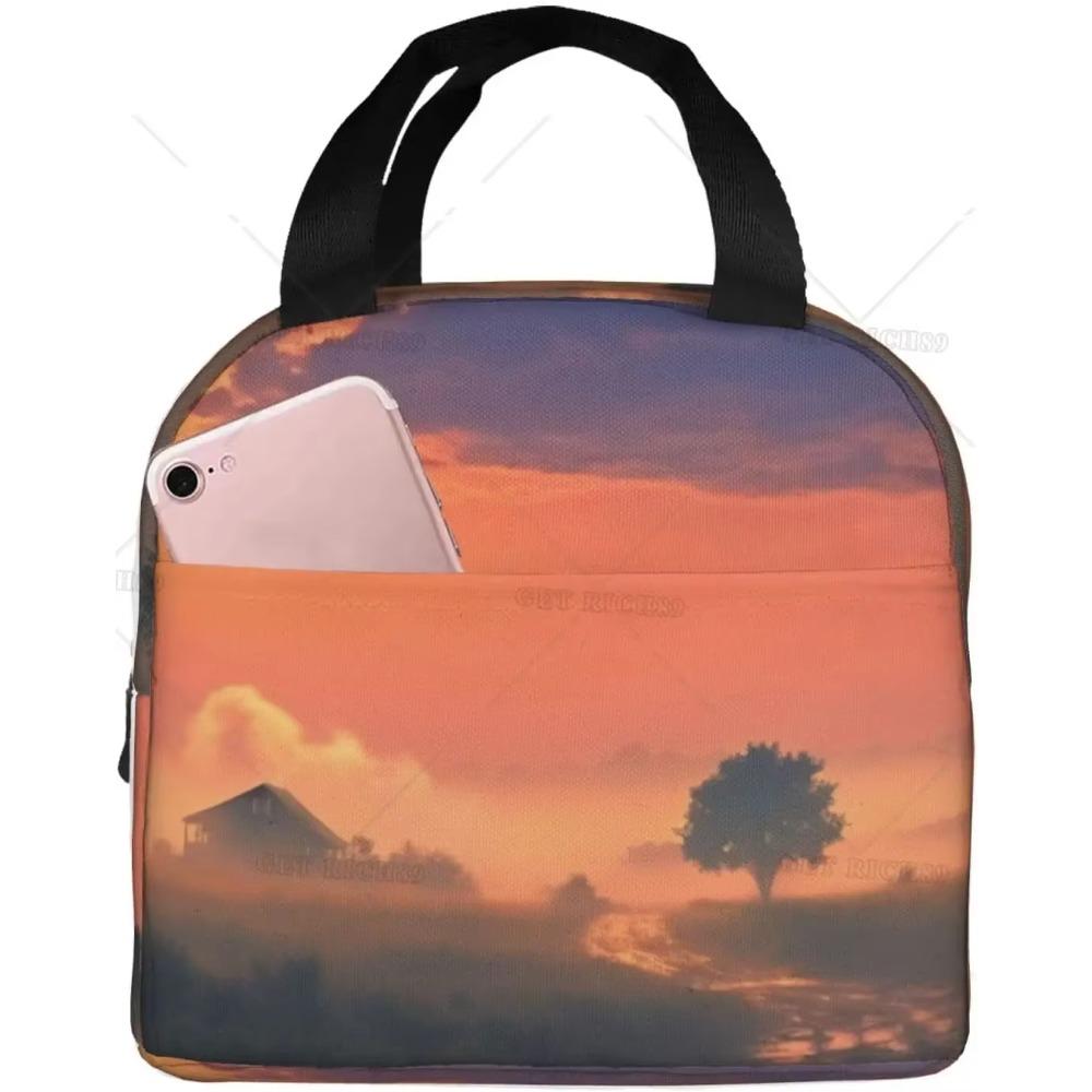 Himmel und Wolken Multifunktionale Isolierte Lunchtasche Wasserdichtes Design für Arbeit Outdoor-Aktivitäten Lang anhaltende Isolierung