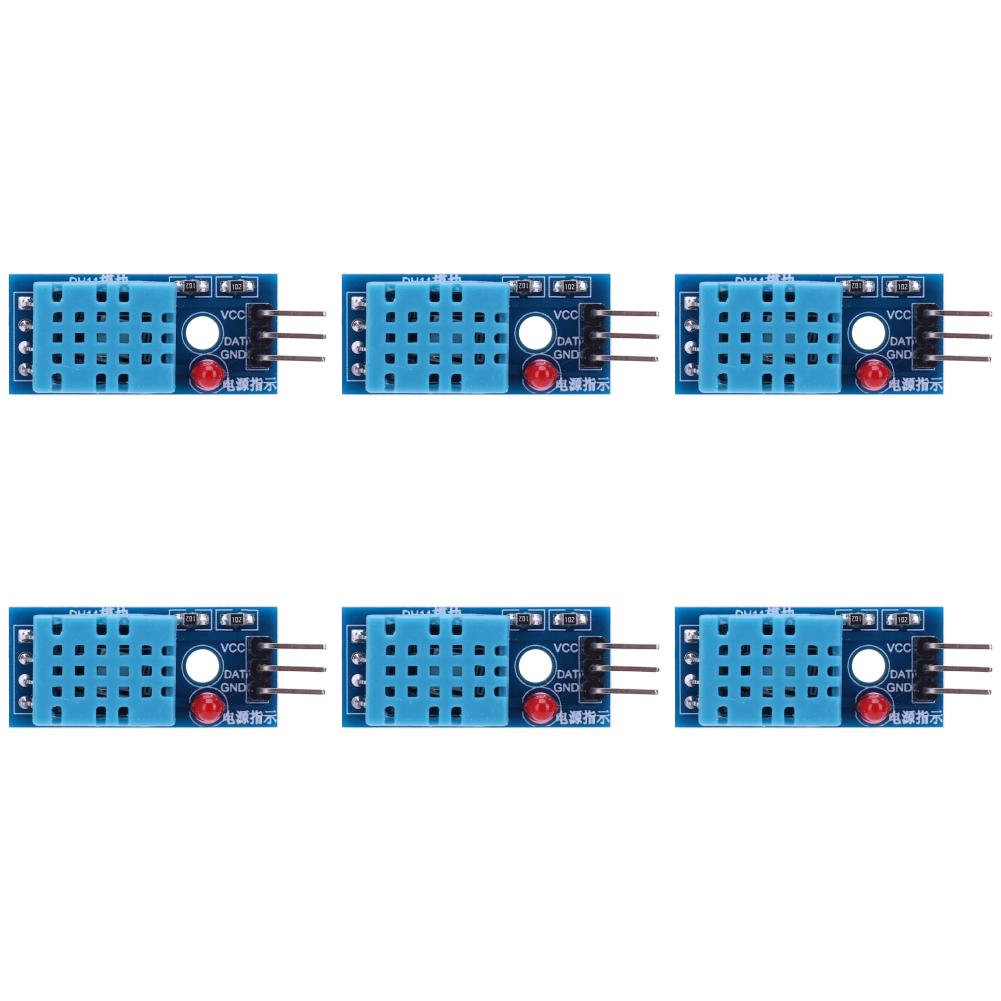 1-10pcs Digital Temperature And Humidity Sensor DHT11 Module 3V-5V 3-Wire High Precision Ultra-low Power Module For Arduino DIY