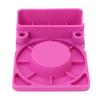 Cup Drainer Rack Silicone Water Bottle Drying Rack Cup Stand with Lid and Straw Holder for Countertop Rose Red