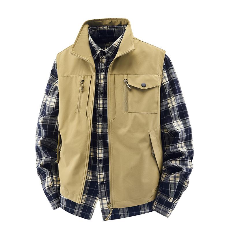 Outdoor Quick-Drying Vest Men's Spring and Autumn Breathable Sports Vest Vest Vest Jacket