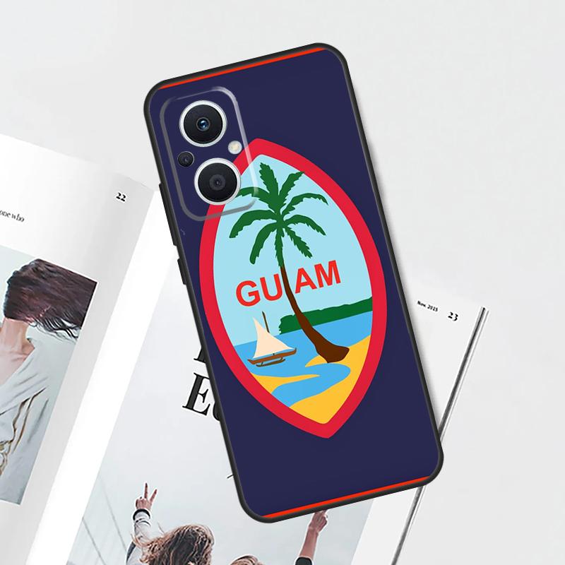 Guam Flag Case For OPPO Reno 15 F 14 13 12 11 10 Pro 14F 13F 12F 11F 8T OPPO Find X9 X8 X5 X6 Pro Cover