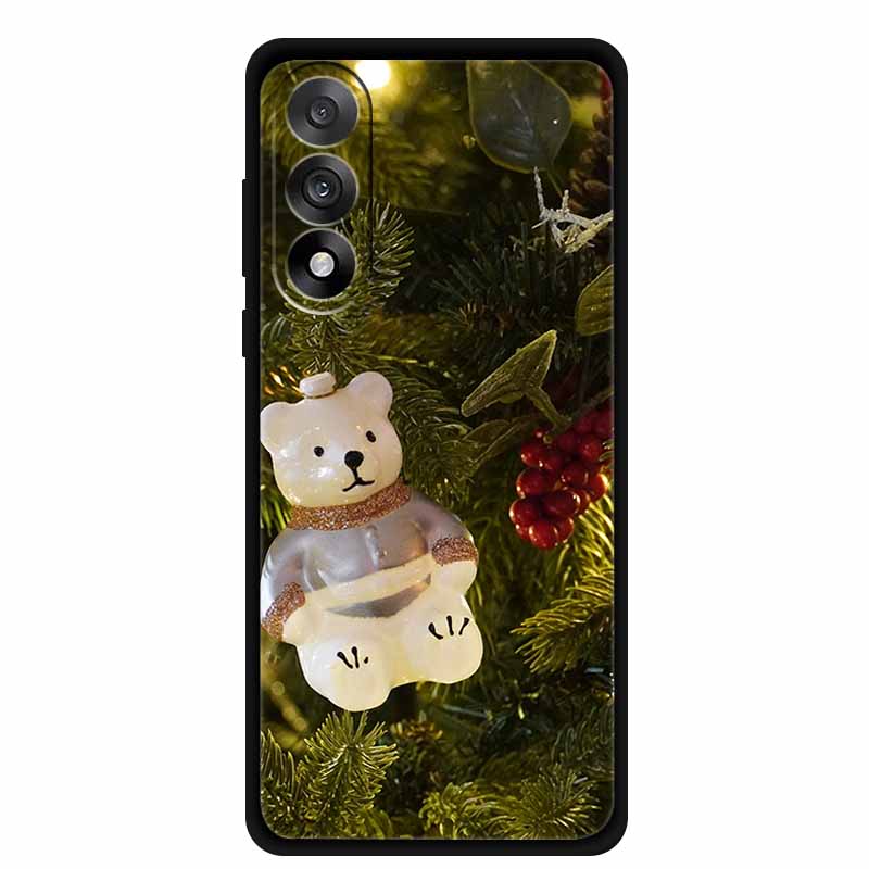 Christmas Phone Cases For OnePlus Nord 5 5G Case Shockproof Silicone Soft Black Cover Christmas Tree for 1+ Nord 5 5G Back Cover