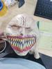 Mask Halloween Creepy Wrinkle Face Mask Latex Cosplay Party Props