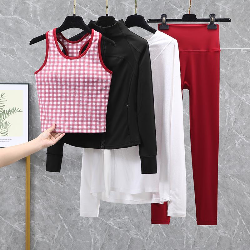 Eleganter 2025 Damen-Yogaanzug – Hochwertiges, wunderschönes Frühling/Sommer-Fitnessset