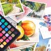 15/16Pcs 24/36/48/60/72 Colors Professional Watercolors Set Travel Watercolor Set  Art Creation