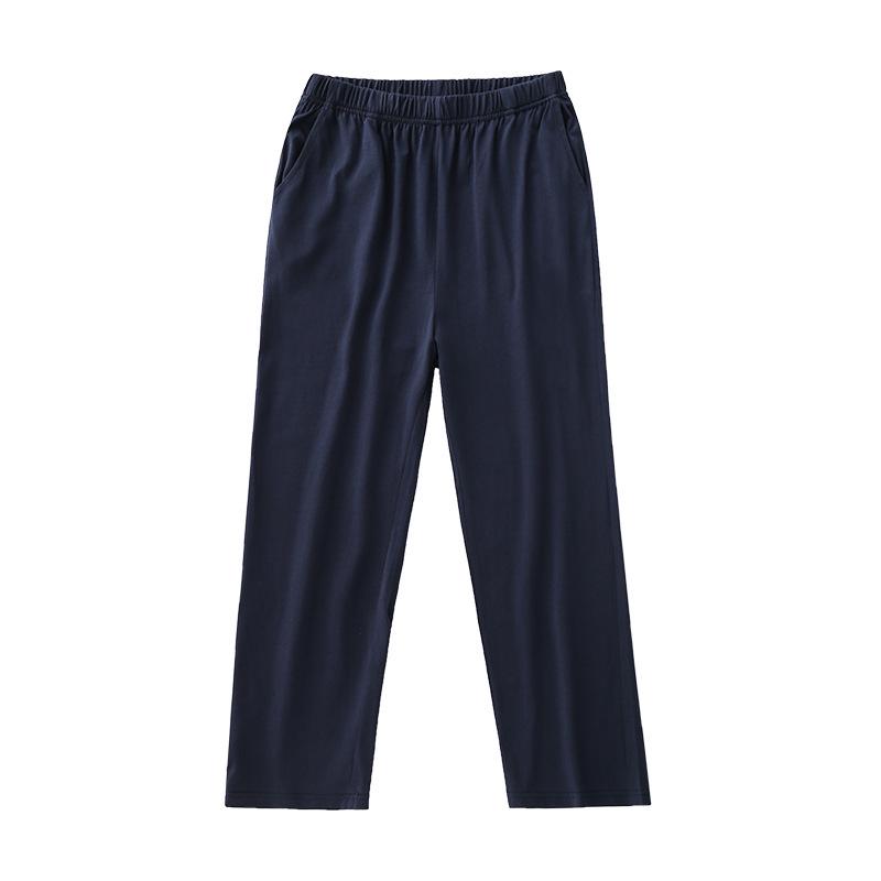 Kinder Sommer Baumwoll Sporthose - Jungen Marine & Mädchen Grau Mückendicht Eisseide Hose.