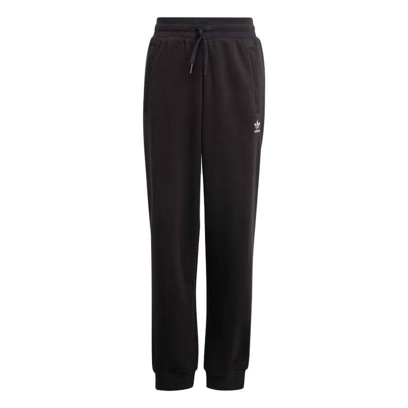 Adidas Originals Knitted Sports Pants Fashion Simple Loose Drawstring Kids Bottoms Black JC8416