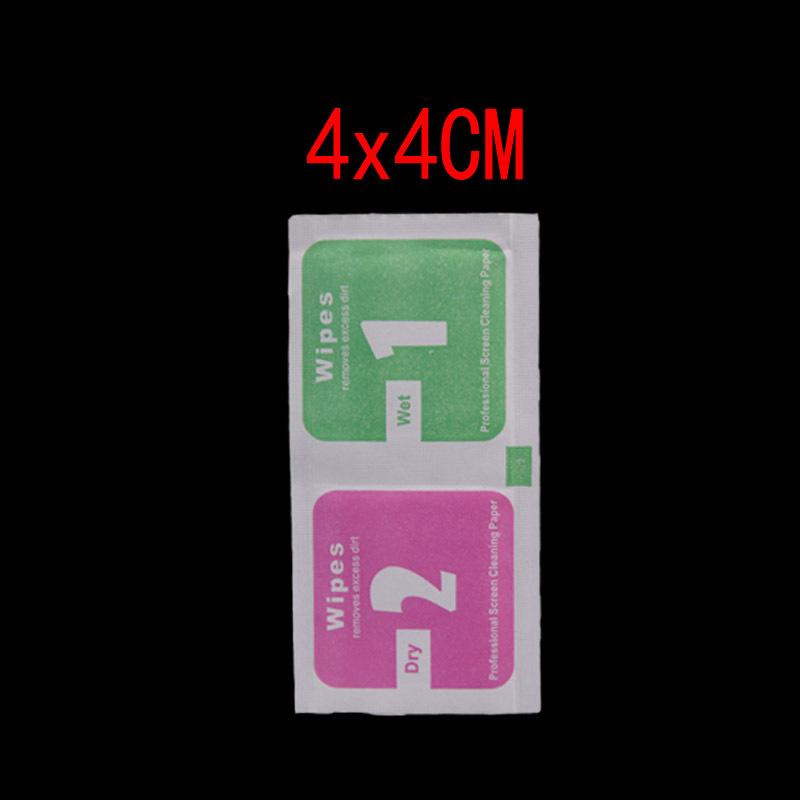 Mobile Phone Tempered Film Kit with Alcohol Wipes, Dust Removal Sticker, and Tool Kit
