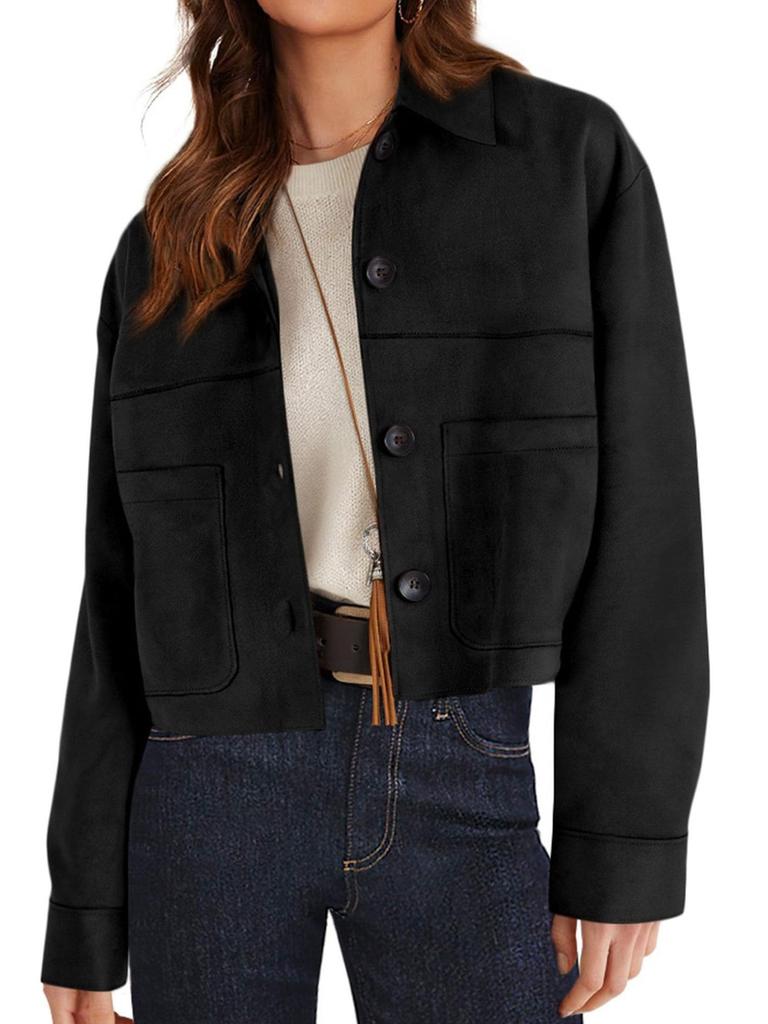 Damen Kunstlammfell Kurze Jacke Lässig Leicht Herbstmode Wintermantel Trendige Kleidung