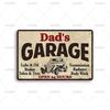 Retro Garage Metal Tin Sign Vintage Tool Wall Art Poster for Home Bedroom Bathroom Decoration Rustic Wall Decor Chic Gift