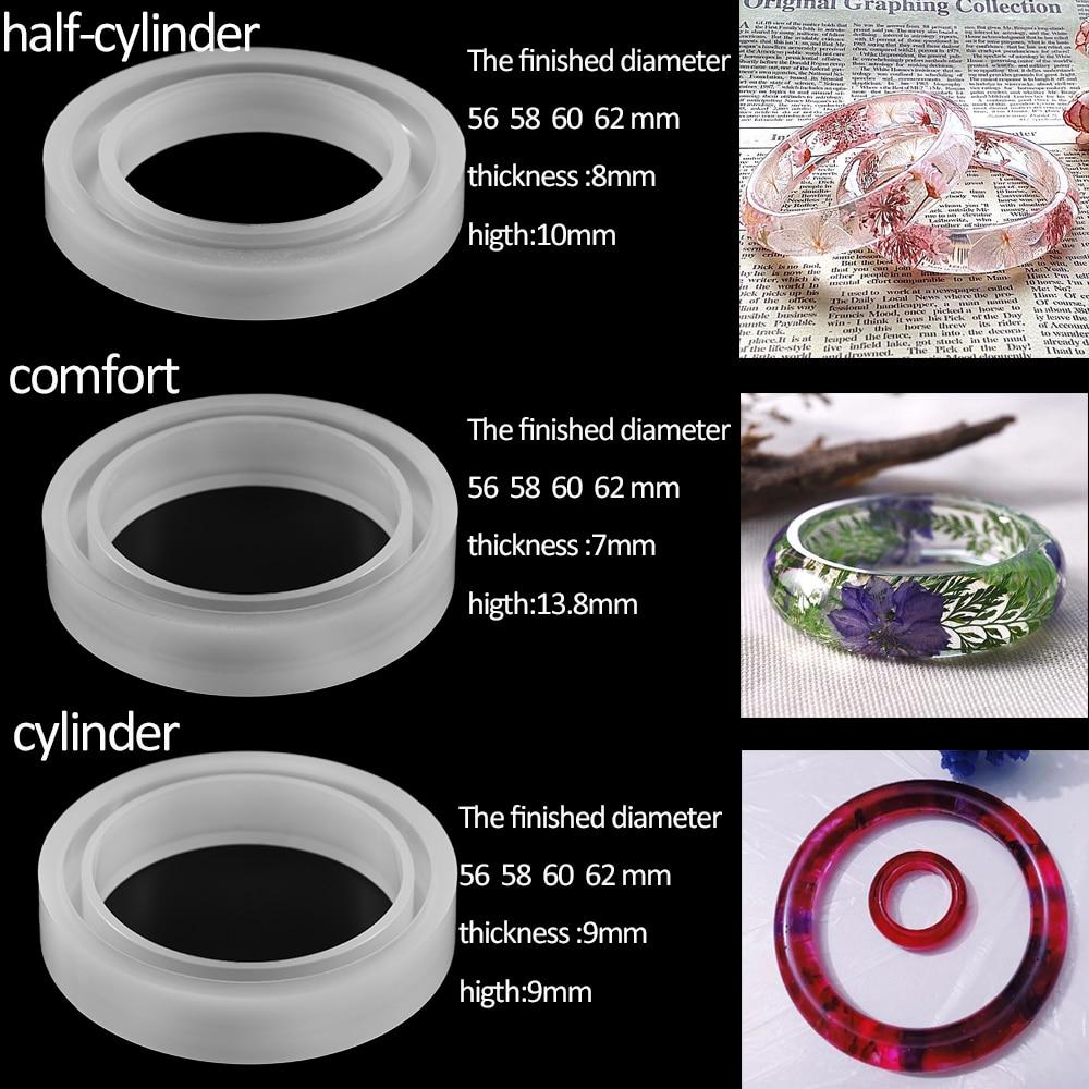 1 st Armband Harts Epoxiformar Blandad storlek Gjutformar Silikon UV Hartsformar Verktyg för gör-det-själv smycken Tillbehör