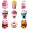 Slow Rebound Squishy Hamburger & Ice Cream Fruit Decompression Toy
