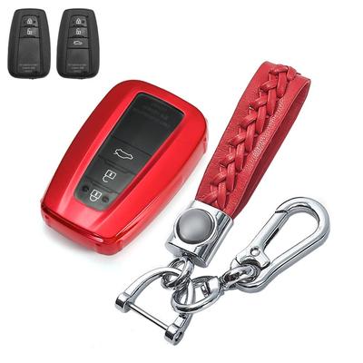 Toyota Smart Key Etui, Schlüsselhülle, Luxus TPU, Toyota Spezifisches Design, Schlüsselanhänger, Toyota